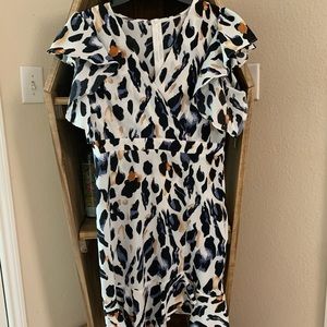 Cheetah print dress